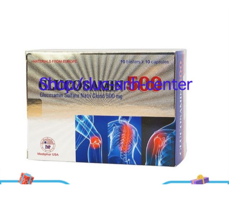 Viên uống Glucosamin 500mg ngăn ngừa thoái hóa khớp giúp xương chắc khỏe hộp 100 viên