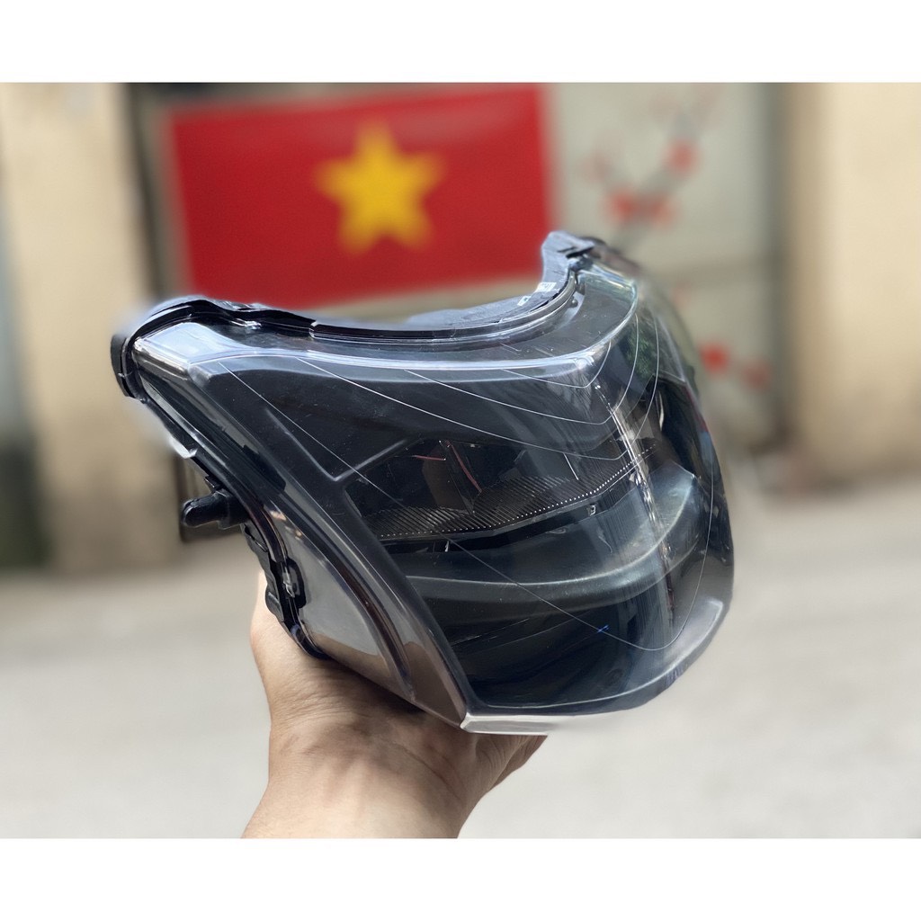 Đèn pha led 2 tầng lắp Wave 50cc, 100cc, 110cc, Wave S đủ màu