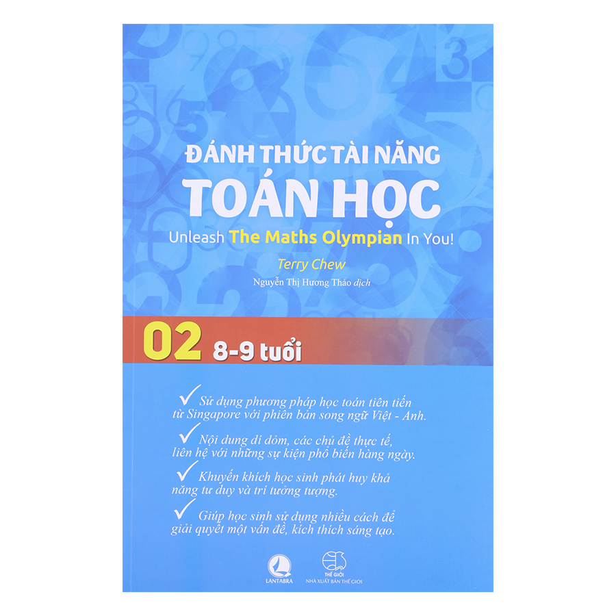 Sách đánh thức tài năng toán học 2, sách toán tham khảo lớp 2, lớp 3 - nhà sách giáo dục á châu