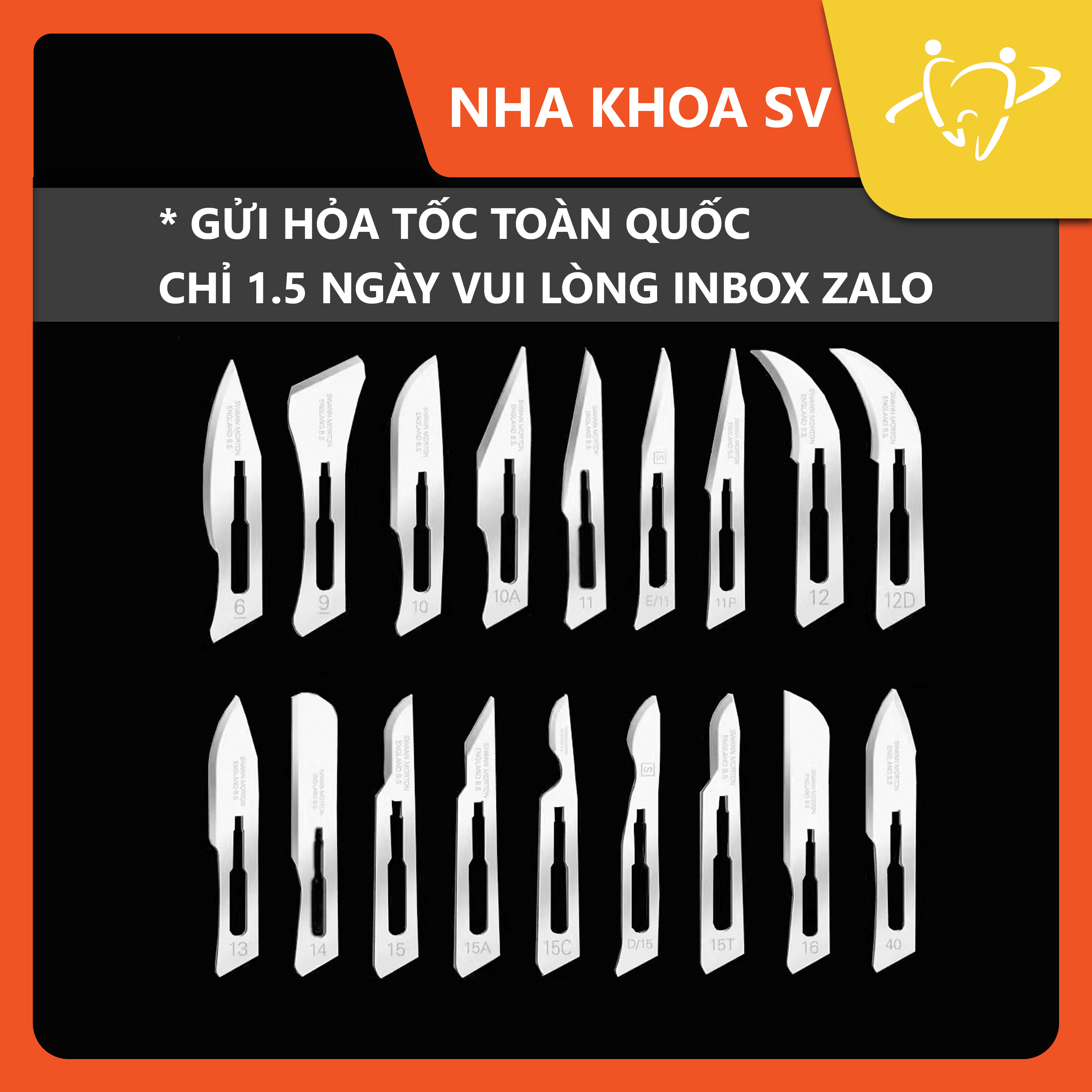 [MỚI] LƯỠI DAO MỔ VÀ CÁN DAO PHẪU THUẬT CHẤT LƯỢNG CAO