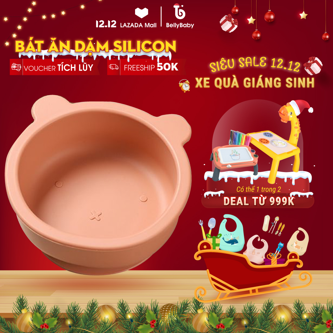 Bát ăn dặm Silicon, Bộ bát ăn dặm Belly Baby