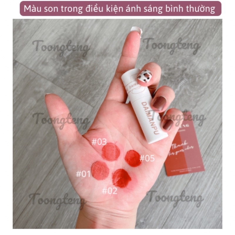 Son kem Daimanpu son lì mềm môi tôn da