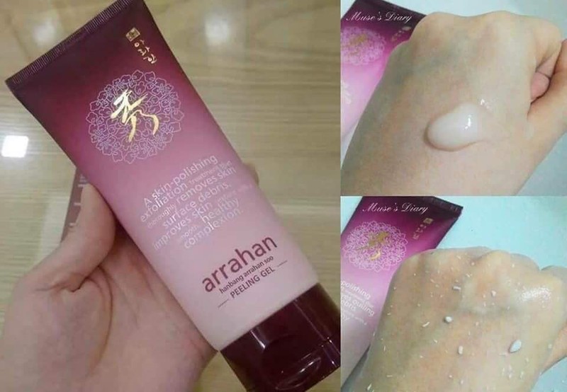 tẩy tế bào chết nhân sâm arahan