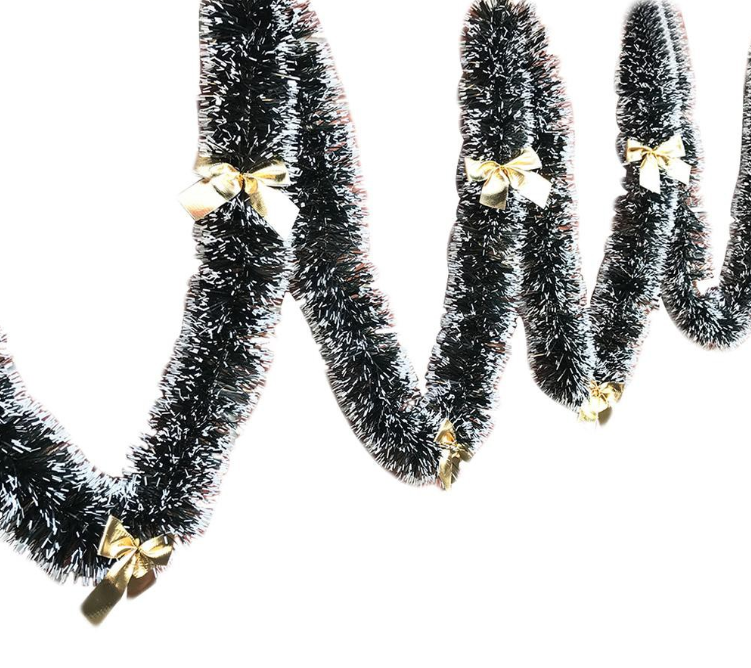 Dây ĐUÔI CHỒN trang trí Noel - giáng sinh dài 2m dày 9cm ( 2 màu )
