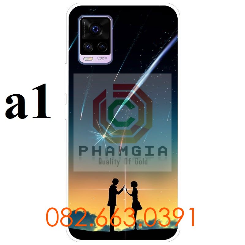 Ốp lưng Vivo V20 in hình đẹp, dễ thương