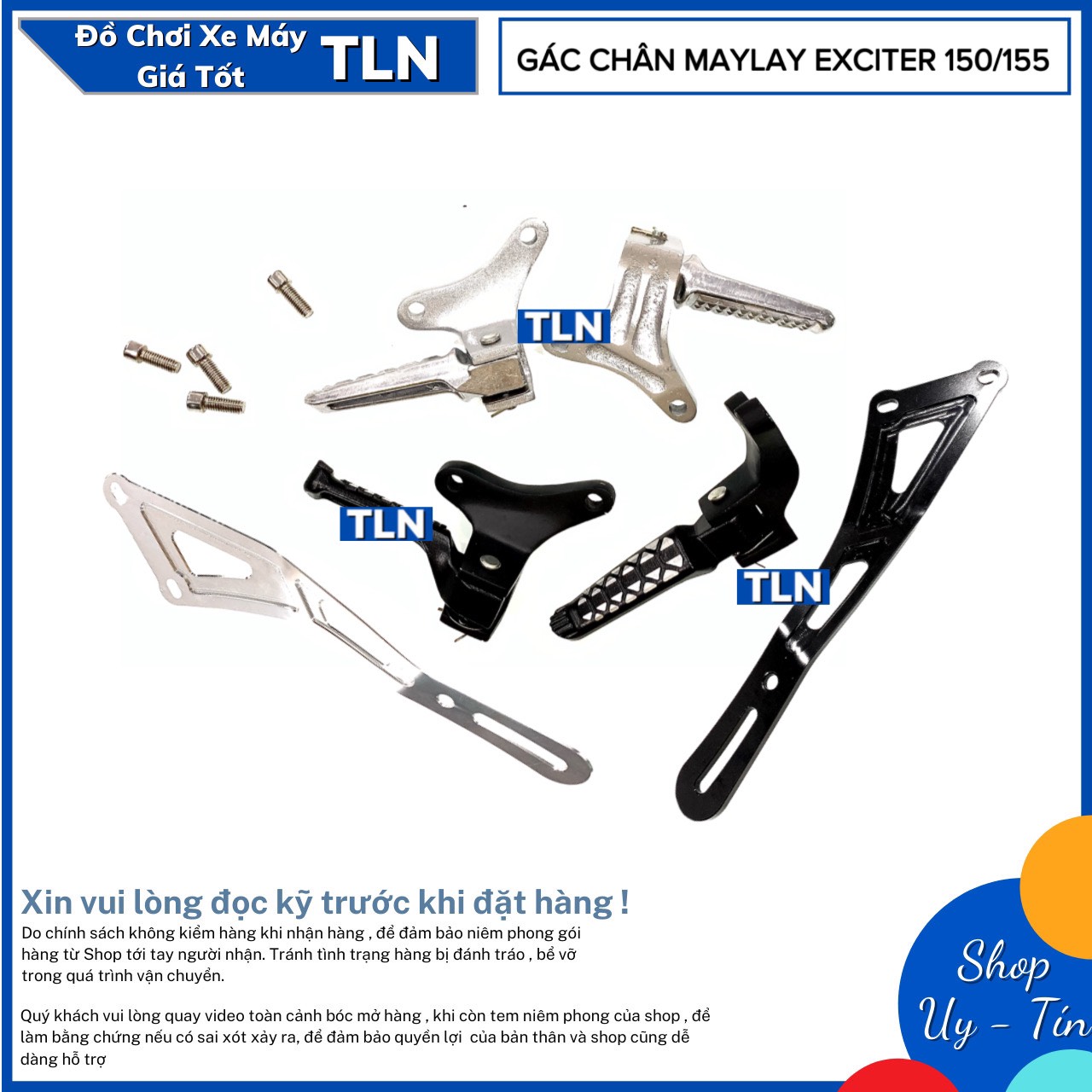 GÁC CHÂN MALAY CHO EXCITER 150 - EXCITER 155 VVA