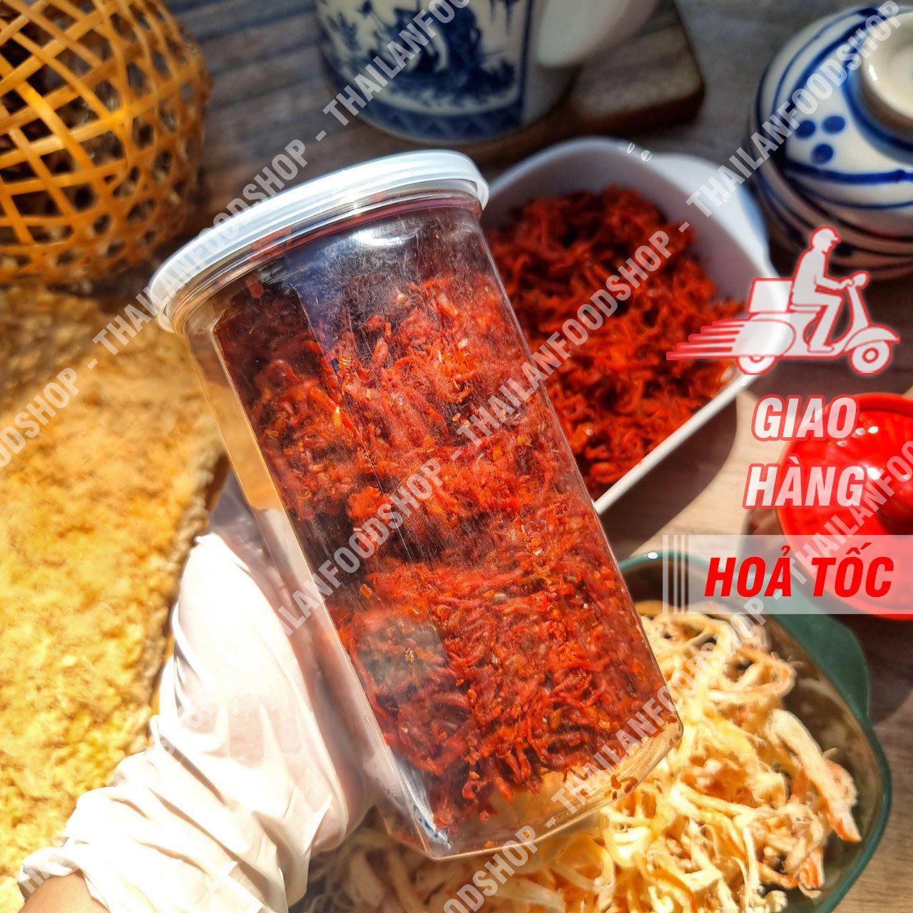 Khô Bò Sợi Vụn - Lon 300gr