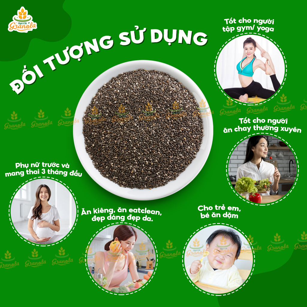 [CỰC SỐC] Hạt Chia Úc 1KG Absolute Organic Hữu Cơ - Chuẩn Chất Lượng - (Hạt Ngon)