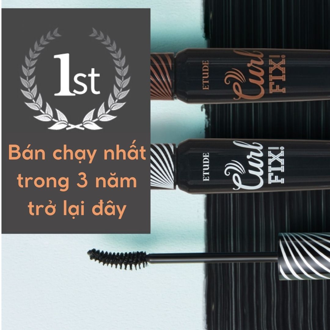 Mascara làm cong mi Etude House Lash Perm Curl Fix 8g (3 loại)