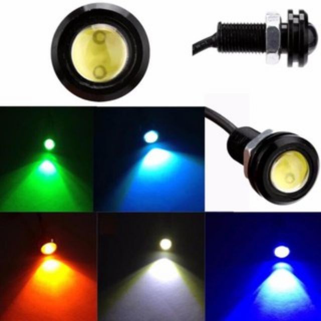 Đèn led nút áo 1 cặp loại bóng 2 led kích thước 23mm