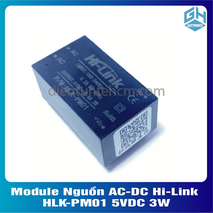 HLK-PM01 Module Nguồn AC-DC Hi-Link 5VDC 3W