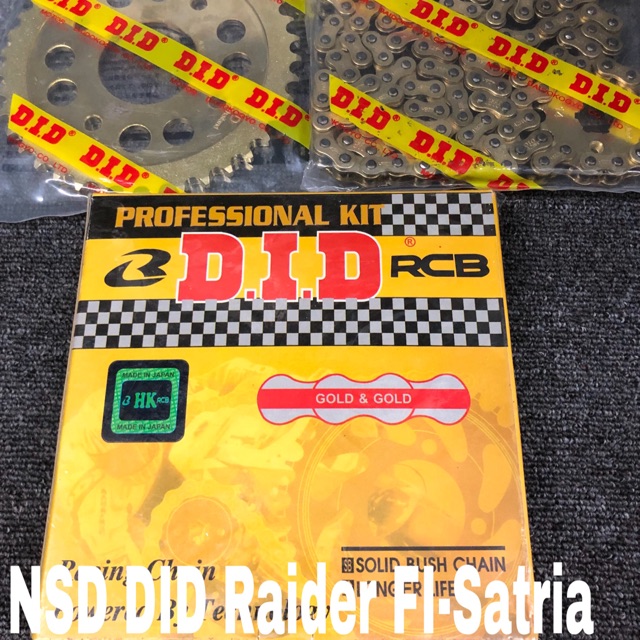 Nhông sên dĩa Raider FI, Satria