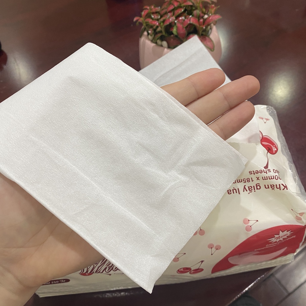 [Hoàn Tiền 10%] Giấy lụa, giấy khô, giấy ăn silkwell 280 tờ hàng đẹp