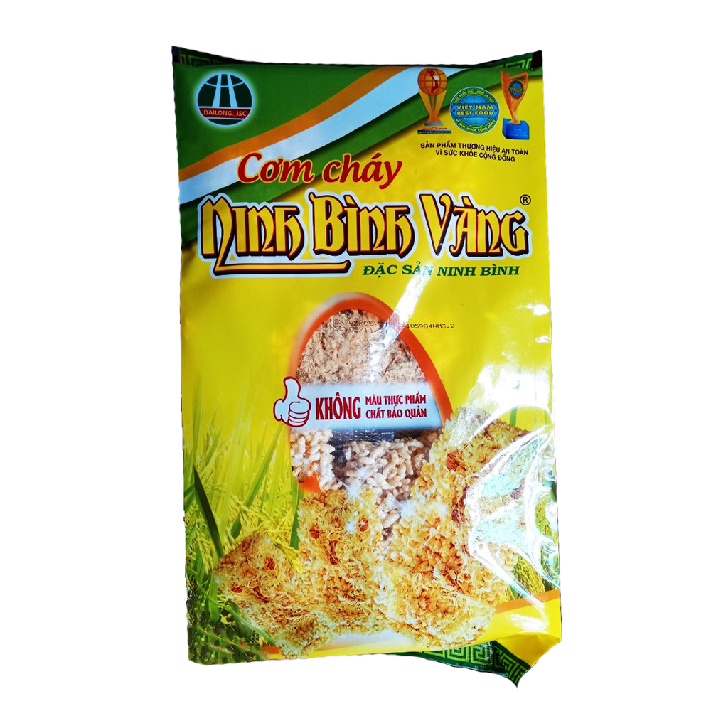 Cơm cháy chà bông Ninh Bình Vàng 220g - Đặc sản Ninh Bình