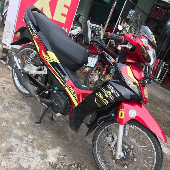 [ QUÍ KHÁCH VUI LÒNG MANG TEM RA TIỆM CHO THỢ DÁN] TEM RỜI Wave blade 110 Relax đỏ đen