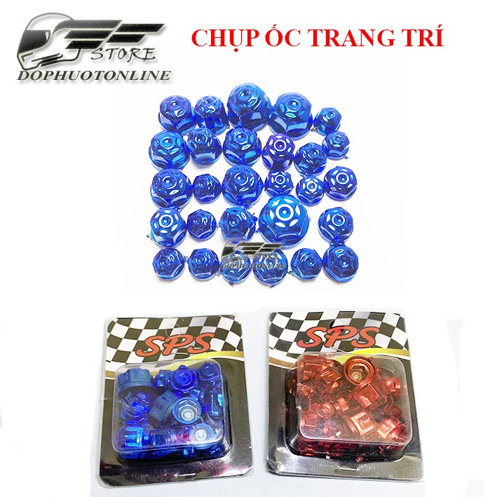 Chụp Ốc Trang Trí Xe Máy Nhựa Abs <Dpol>
