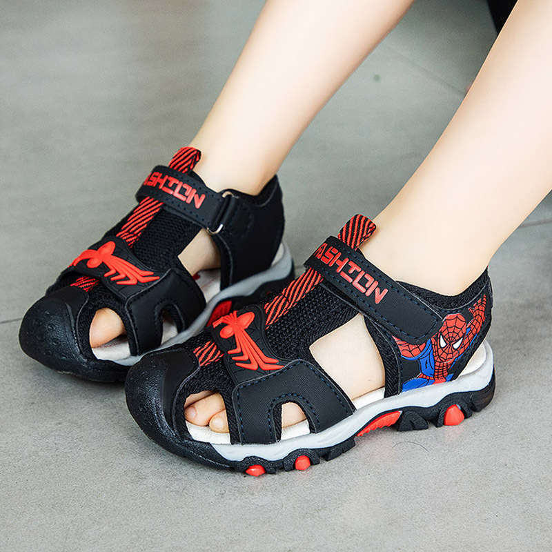 Giày sandal bít mũi người nhện spiderman siêu đẹp