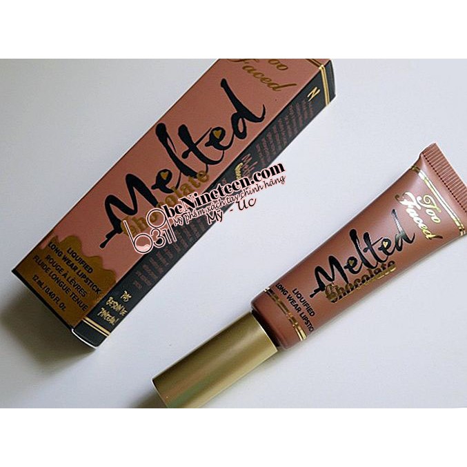 [SALE OFF 50%] Son Nước Too Faced Melted Long Wear Lipstick [BeNineteen]