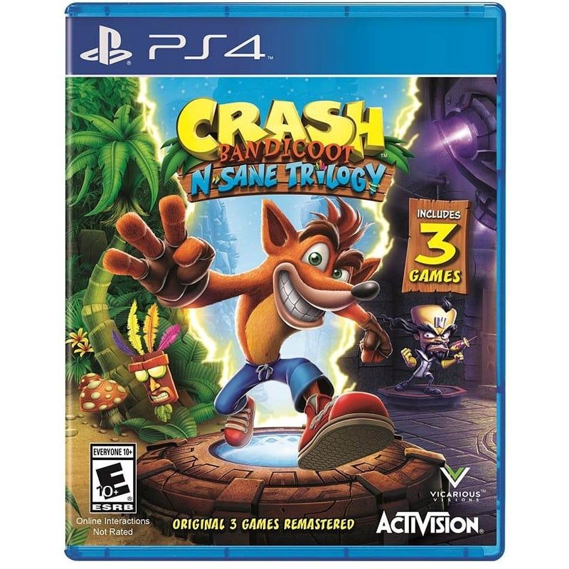 PS4 game Crash Bandicoot Trilogy brand new unopened
