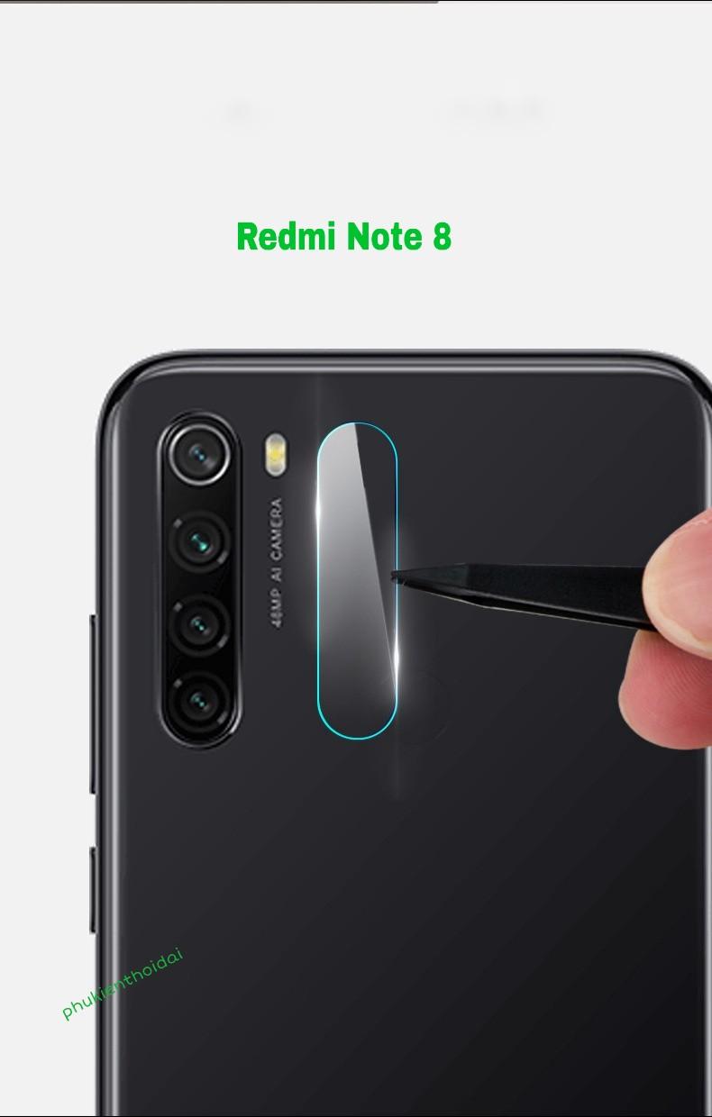 [Nhập ELMAY21 giảm 10% tối đa 200k đơn từ 99k]Kính cường lực dẻo Camera cho Xiaomi Redmi Note 8 ( đủ phụ kiện ）