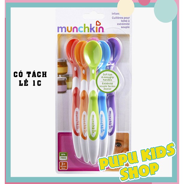Thìa mềm munchkin lẻ pupu kids shop