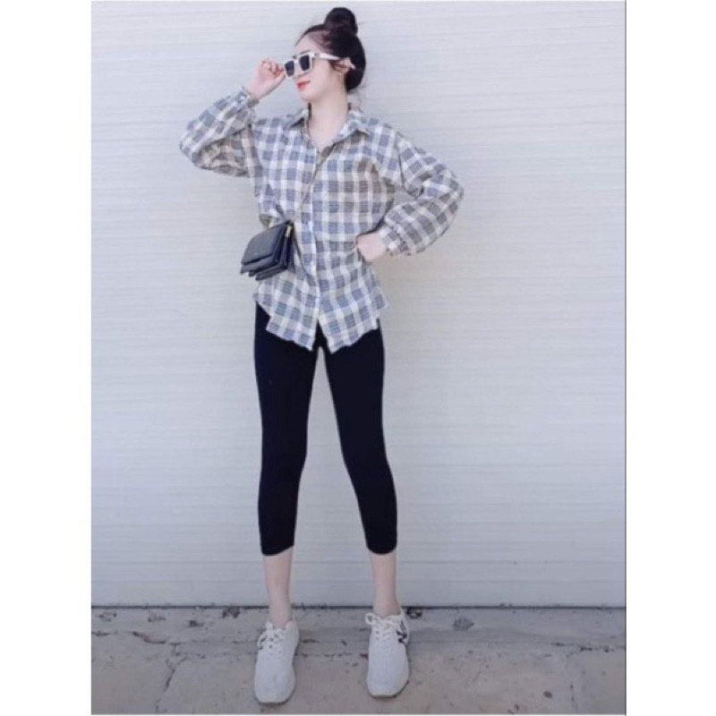 Quần Legging 7 Tac Lửng 7766  dài 71cm