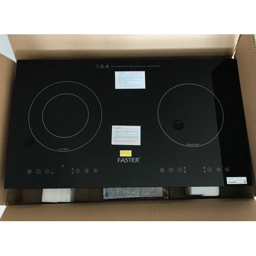 Bếp điện từ Faster FS 628HI (Bếp đôi: 1 từ + 1 hồng ngoại, Nhập Khẩu Malaysia)