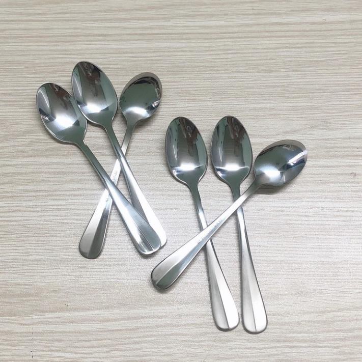 [SET KHUYẾN MÃI] SET 10 MUỖNG CƠM INOX 430 SIÊU DÀY