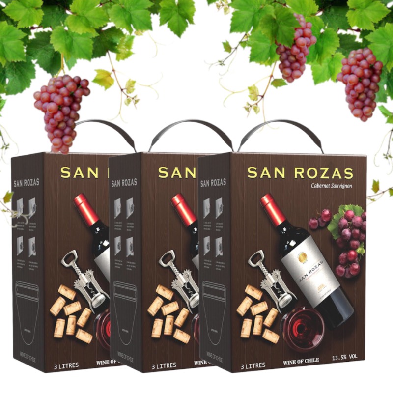Vang bịch nhập khẩu Chile SAN ROZAS 3L