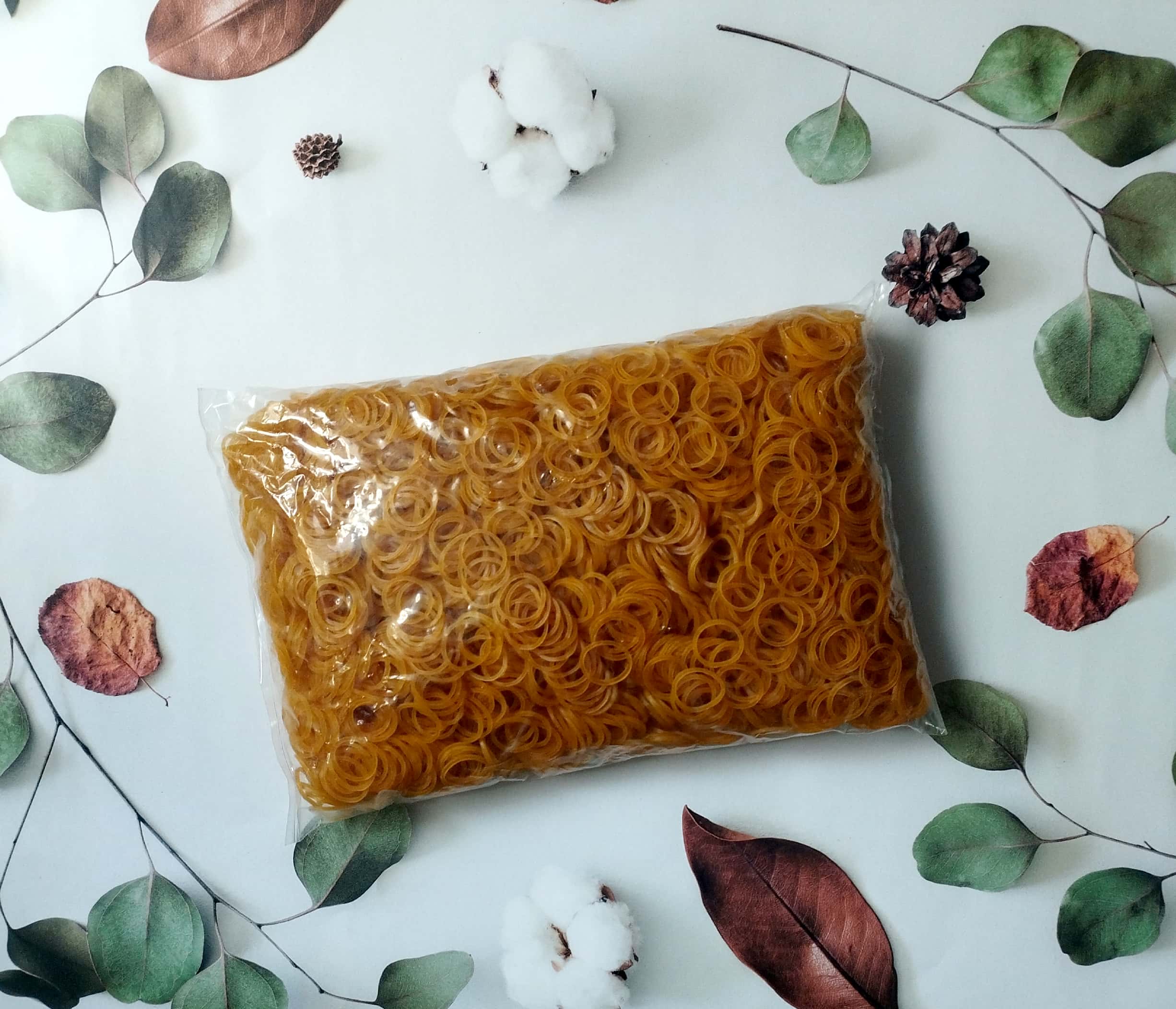 Dây thun vàng, chun vàng cột hàng hóa (Bịch 500GR)