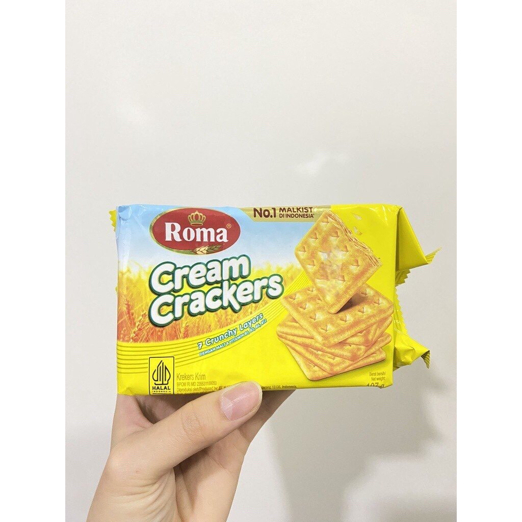 Bánh Quy Giòn lạt Roma Malkist Crackers (Gói 107g)