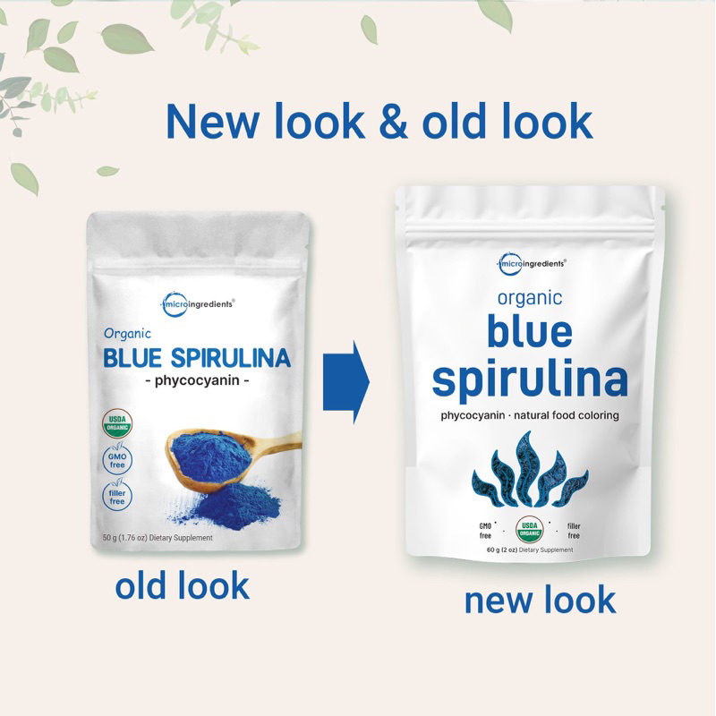 Micro Ingredients Organic Blue Spirulina Powder 60g