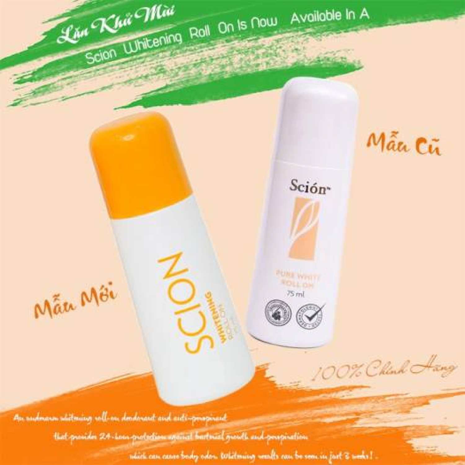 Lăn khử mùi Nam Nữ Scion Nuskin (CHÍNH HÃNG)