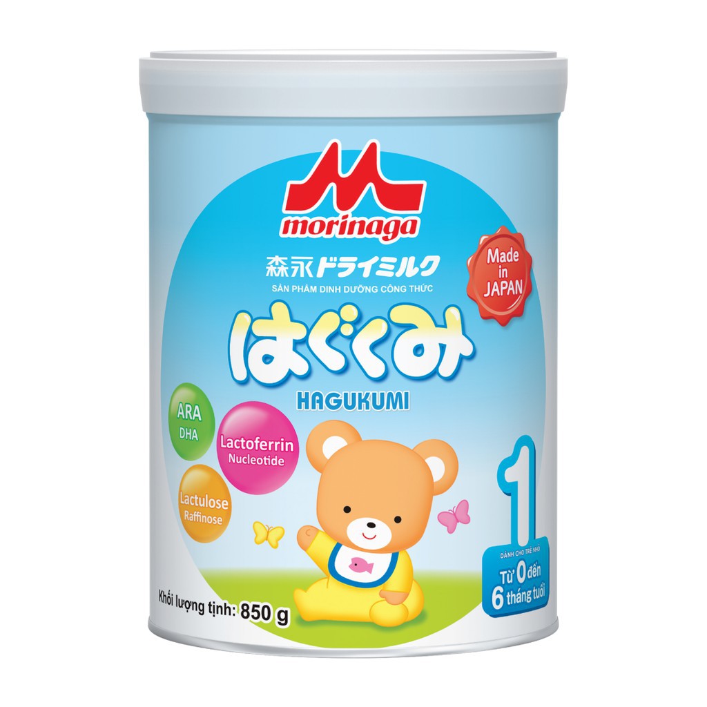 Sữa Morinaga Số 1 (Hagukumi) 850g