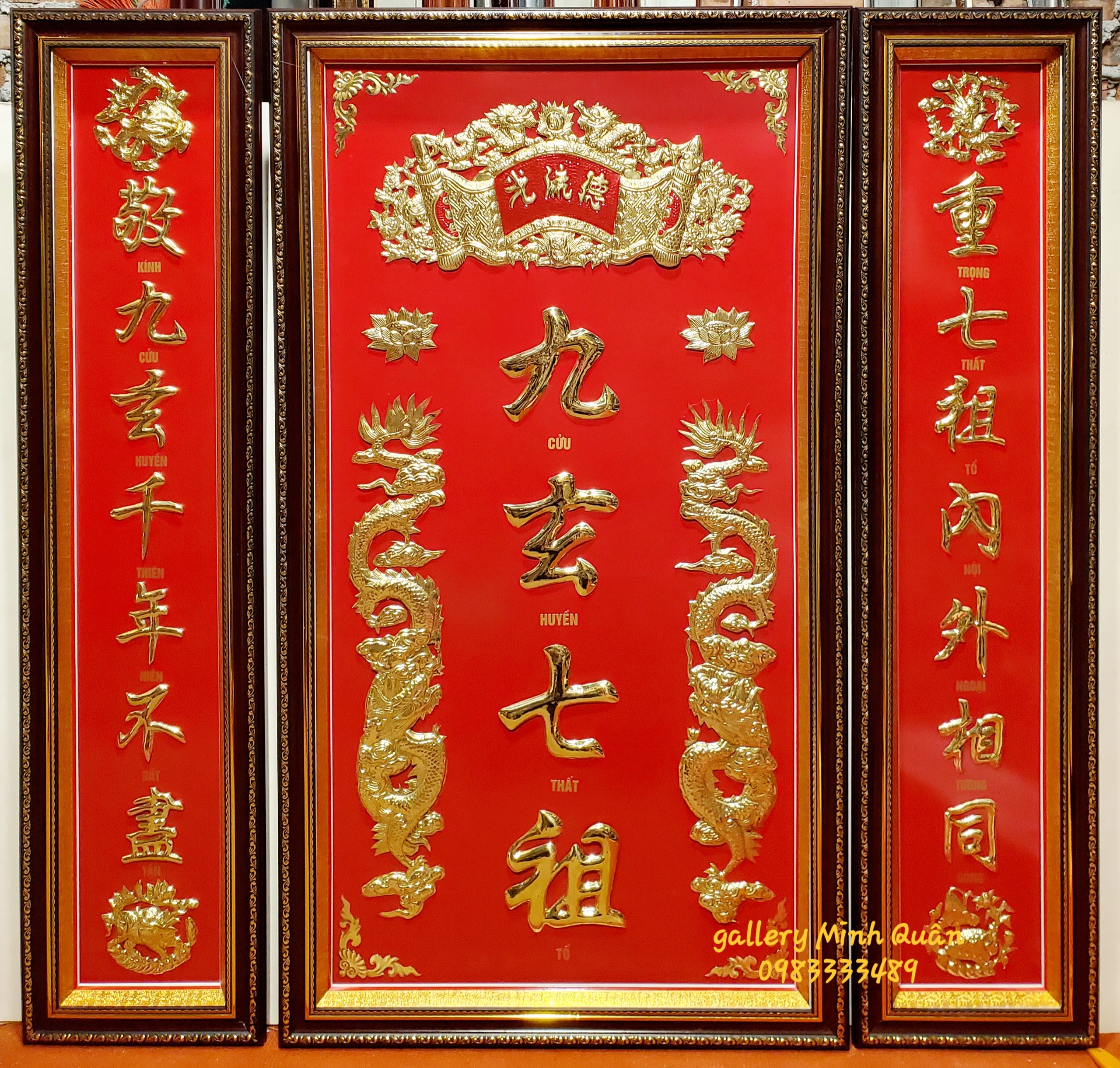 Liễng thờ gia tiên - Cửu huyền thất tổ -A203
