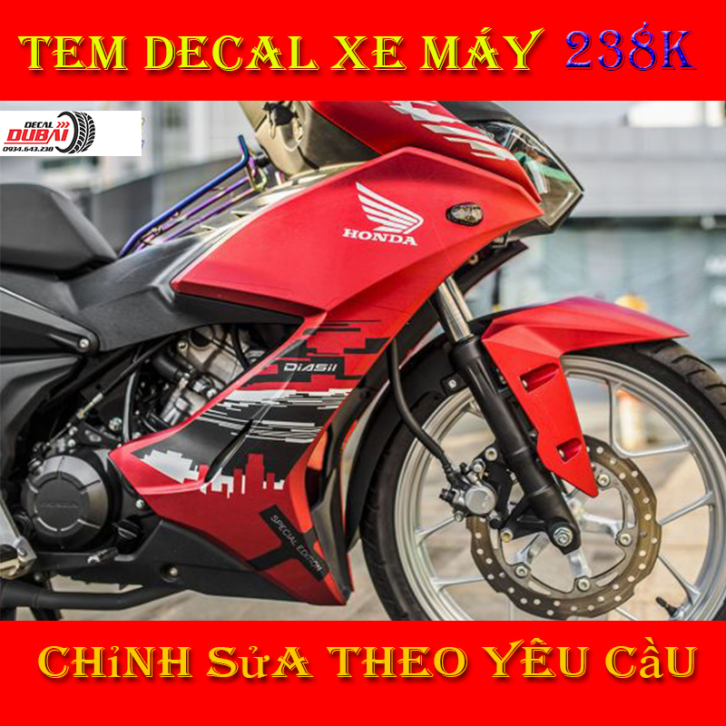 Tem Trùm Winner X Đỏ Mẫu Mới