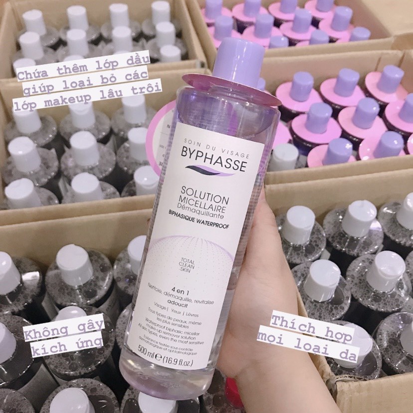 Nước Tẩy Trang Byphasse Solution Micerallaire Face 500ml