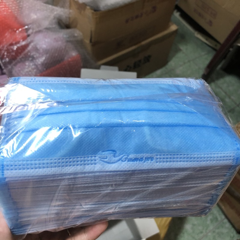 Hộp 50 Cái Khẩu Trang4 Lớp Kháng Khuẩn Nam Anh Màu Xanh