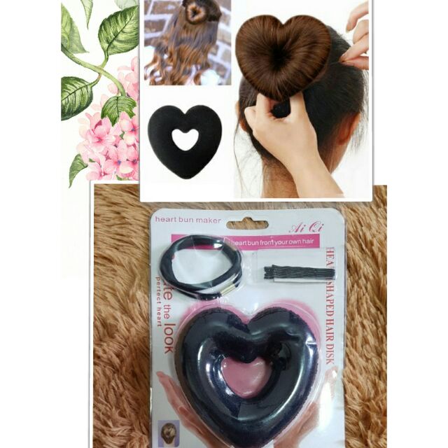 [HCM]Combo dụng cụ búi tóc trái tim