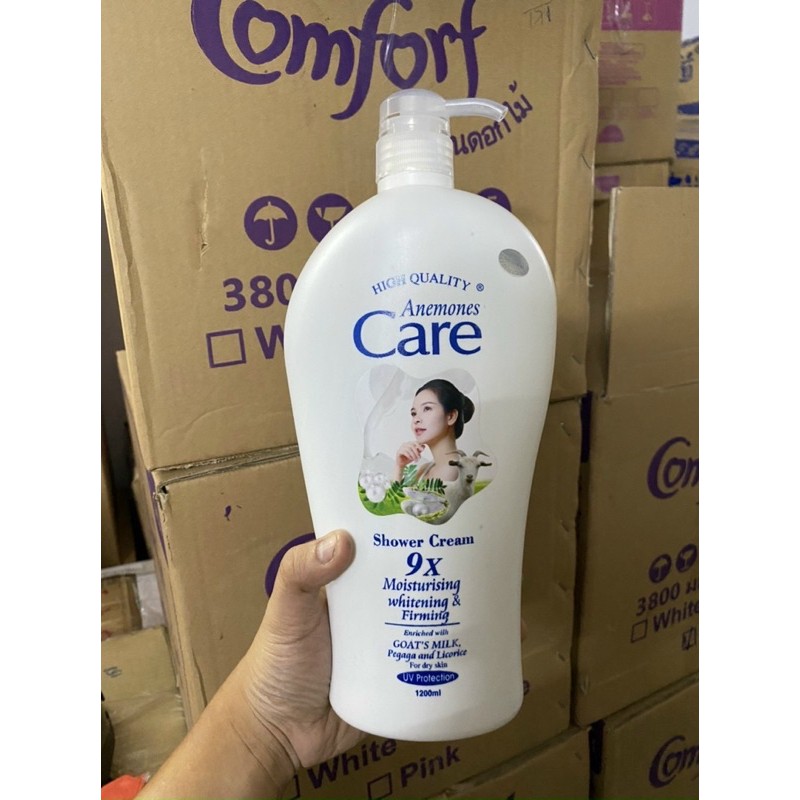 Sữa Tắm Dê Trắng Da White Care Chai 1200ml