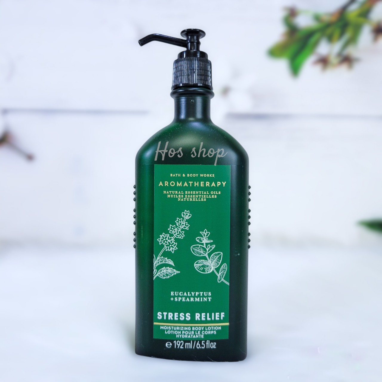 Sữa tắm thư giãn Bath and Body Works stress relieft mint