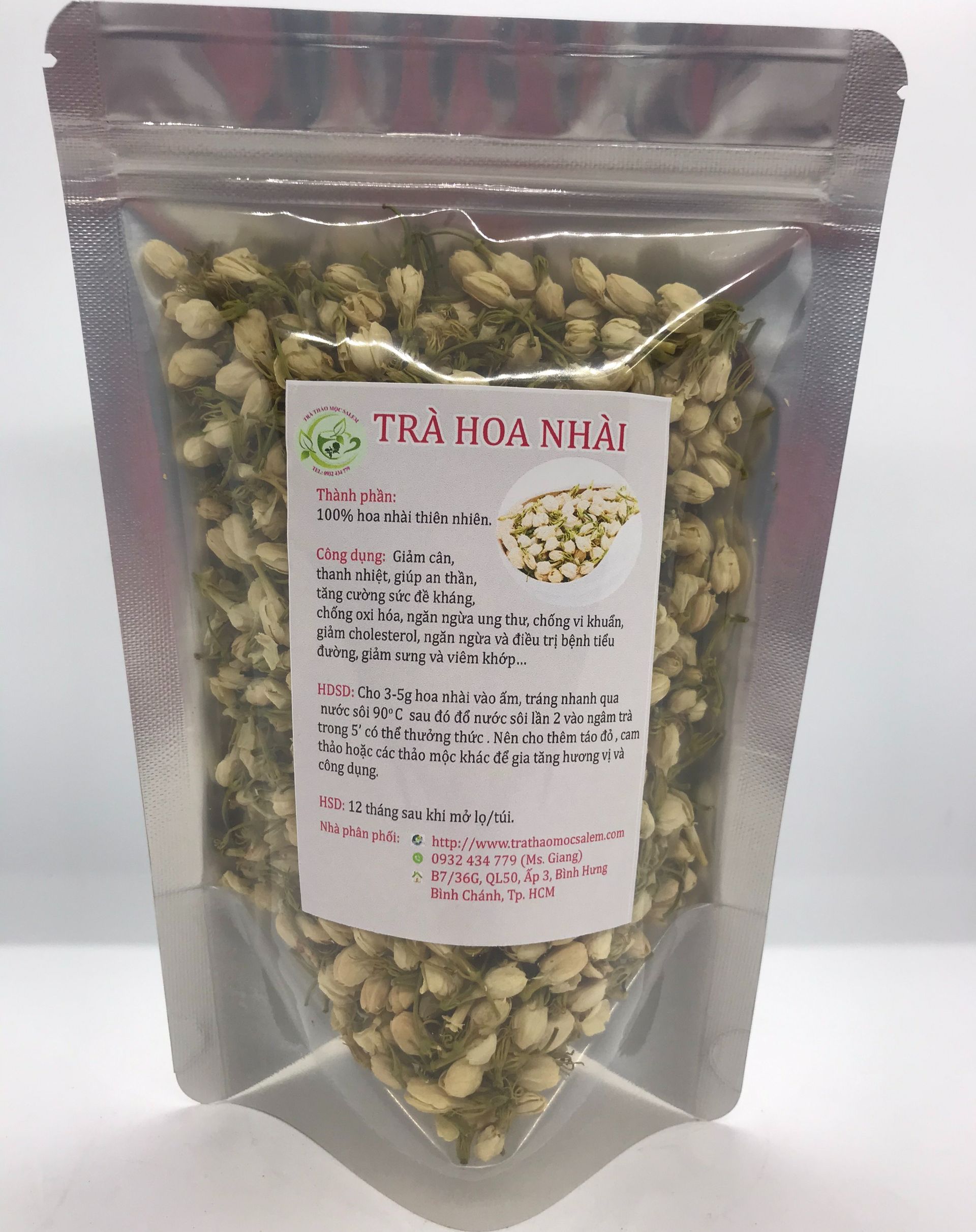 [HCM]Trà Nụ Hoa Nhài Cao Cấp 200g