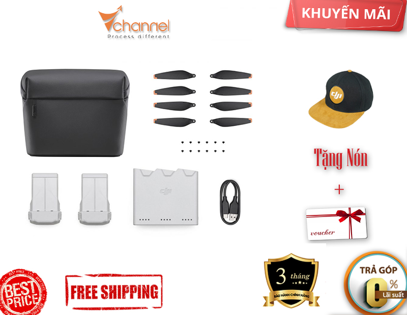 DJI Mini 3 Pro Fly More Kit và Kit Plus bảo hành 3 tháng * Tặng nón *