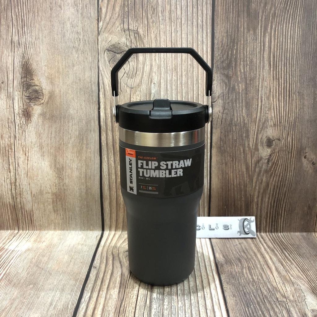Stanley flip straw tumbler 20oz bình giữ nhiệt