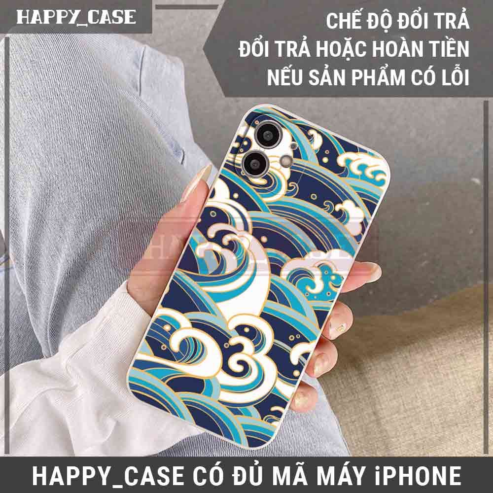 Ốp iPhone NB192 Hình Sóng Nhật Chống Sốc iPhone Happy Case