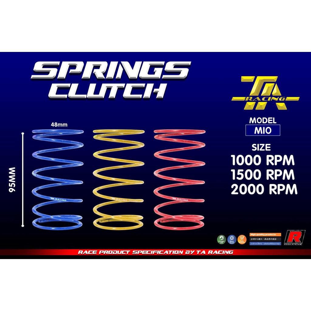 Lò xo nồi trụ & 3 càng mio110 / nouvo 2-3 ta racing