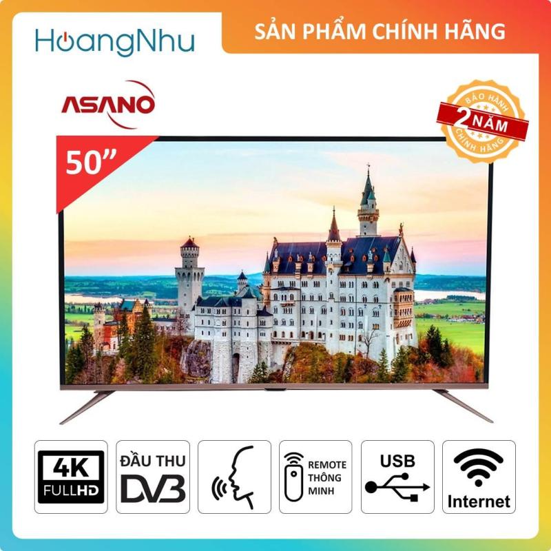 Bảng giá Smart Voice 4K TV Asano 50 inch 50EK7 (Tivi thông minh, UHD 4K, Wifi, Điều khiển giọng nói, truyền hình KTS) - Bảo hành 2 năm