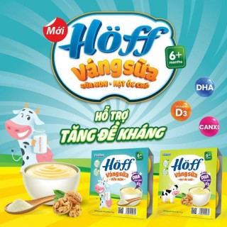 Váng sữa Hoff - Hỗ trợ tăng đề kháng cho bé từ 6 tháng trở lên - Đủ vị thumbnail