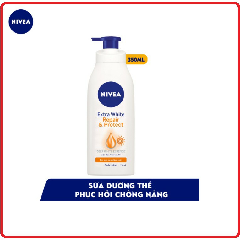 [HCM]Sữa Dưỡng Thể Dưỡng Trắng NIVEA Chai 350ml ( Siêu Chính Hãng - Date Mới )
