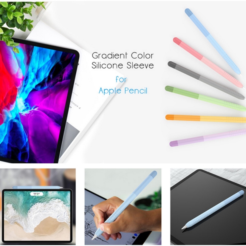 [HCM]Silicon Bảo Vệ Apple Pencil 2 Màu Gradient AHASTYLE